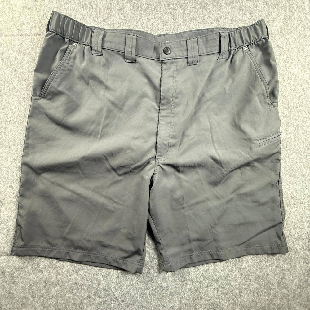 Wrangler‎ Gray Shorts Zip Pocket Travel Outdoors NW926CN Mens Flex Waist Size 44